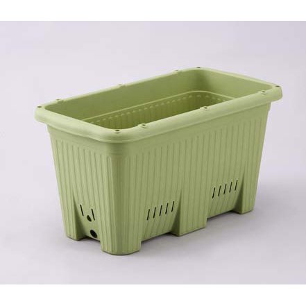 貯水機能付き野菜プランター：楽々菜園 深型600支柱用フレーム付（幅60cm）[鉢]