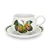 Portmeirion Pomona Earthenware Romantic Teacups and Saucers, Set of 6