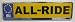 All Ride Car Number Licence Plate Holder Chrome Effect