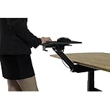 Uncaged Ergonomics Adjustable Under Desk Stand Up Desk Keyboard Drawer/Tray (KT2-b)