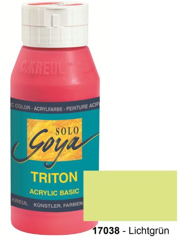 Solo Goya 17038 - Triton Acrylic Basic  Flasche 750 ml, Lichtgruen Preisvergleich
