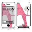 Pink Elephant Design Protector Skin Decal Sticker for Apple 3G iPhone / iPhone 3GS 3G S