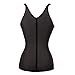 Lover-Beauty Women's Underbust Corset Waist Trainer Cincher Body Shaper Vest Size 3XL Black