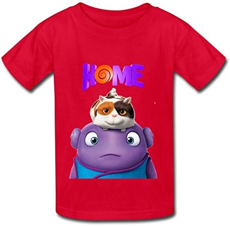 WX Kids Youth Home JLo Keyart Kids Boys And Girls T-Shirt - Red