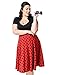 HI GIRL Women's Plus Size 50s Vintage Rockabilly Retro Party Swing Cocktail Dress