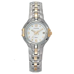 YEMA by Seiko of France Women's Two-tone Round Faced Watch. Model: YM912