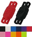 (Patent Pending) Silicone Skin Pouch For Nike+ iPod and Nike Plus Nike+ SportBand - Compatible with all Shoes (Set of 2 - Assorted Colors)