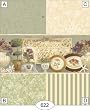 Dollhouse Wallpaper " Heirloom Green Damask "