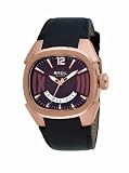 Breil - BW0310 - Gents Eros Black Strap Gold IP Case Watch