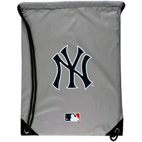New York Yankees - Logo Grey Nylon Back Sack