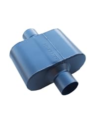 Flowmaster 842515 Super 10 Muffler 409S - 2.50 Center IN / 2.50 Center OUT - Aggressive Sound