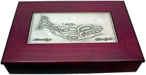 Smoked Salmon Gift Box with Salmon, Crackers, Pistachios, Shortbread and Chocolate Covered Cherries