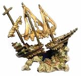 Nautic Treasures Sunken Schooner Small