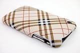 KingCase iPhone 3G & 3GS - Hard Case - Plaid - Beige (8GB, 16GB, 32GB)