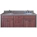 Team Efforts SC61D Double Santa Cecilia Granite Vanity Top