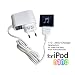 230V Netzteil f�r Apple iPod nano 1G 2G 3G 4G 5G 6G Video Multitouch 1 2 3 4 5 6 Generation, Ladeger�t 110 - 240 - weiss