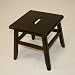 Solid Wood Conductor Stool Step Stool - 12