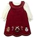 BT Kids Corduroy Holiday Jumper With Ivory Creeper Red