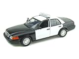2001 Ford Crown Victoria Blank Interceptor 1/18 Black/White