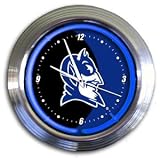 Duke Blue Devils College 14 Chrome Neon Clock (NEW!)