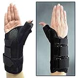 Bird & Cronin 08147372 Primo Wrist Brace with Thumb Spica, Left, Small Size, Black