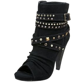 Steve Madden Women's Wrappp Hi Heel Ankle Boot With Straps