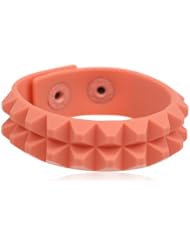 BCBGeneration Coral Les Pyramid Bracelet, 8"