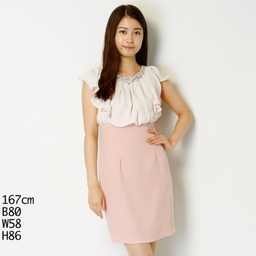 アプワイザー・リッシェ（Apuweiser-riche） フラワードッキングワンピース