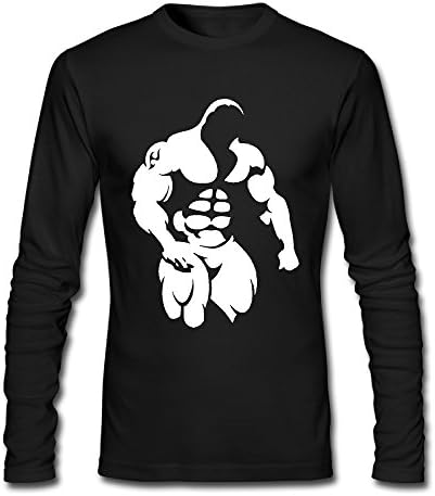 Muscle Store569 Adult Long Sleeve Normal Fit Muscle Tshirt Great Casual