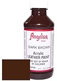 Angelus Acrylic Leather Paint-4oz.-Dark Brown