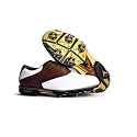 Hi-Tec V-Lite Custom PTI Men's Golf Shoe - White/Walnut - 6803