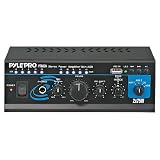 Pyle HOME PTAU34 Mini 2x75 Watt Stereo Power Amplifier with USB/AUX Inputs