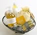 Body & Soul Spa Gift Set in Pewter Basket - Citrus Blossom