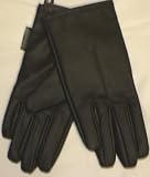 Imported Black Synthetic Leather Microfiber Lined Luxurious Looking Gloves for Women and Teens Size Xlarge
