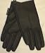 Imported Black Synthetic Leather Microfiber Lined Luxurious Looking Gloves for Women and Teens Size Xlarge