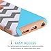 iPhone 6 Case,UUlike[2in1] Heavy Duty Hybrid Hard Case for Apple iPhone 6 6S 6G 6th (4.7inch) Generation-Powder Blue Mint Teal and Coral Pink Split Chevron Design Cover (Gold Silicone Shell)