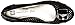 AK Anne Klein Women's Brief Leather Ballet Flat