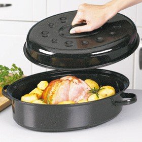 Oval Enamel Roaster
