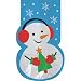 Whimsical Snowman Shaped Cello Bags (20 count)