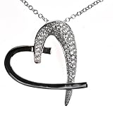 Silver Cubic Zirconia Necklaces, Size: 17 inches
