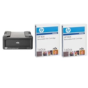 Hewlett Packard HP RDX&reg; (160 GB) External USB System (Includes 2 Cartridges & Dock) Part Number Q2040AA