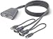 Electronics : Belkin Omniview 2-Port KVM Switch with Built-In Cabling, USB