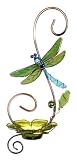 Green Dragonfly Tea Light Holder