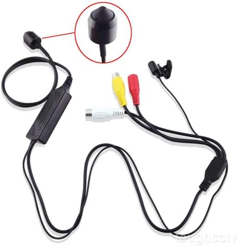 1/3" Sony CCD 700TVL HD Color Mini CCTV Security Camera with 3.7mm Pinhole Lens & Microphone Built-in
