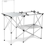 Review Gelert  / Gelert Fut228 Xl Alu.Kitchen Stand&Cupb.Green/Gry