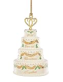 Lenox 2011 Our First Christmas Together Cake Ornament