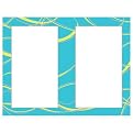 Neon Swoosh 2-Up Invitation