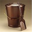 Antique Copper Finish Ash Container and Shovel Set for Fireplace