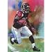 Warrick Dunn Atlanta Falcons art print football poster - 16x20