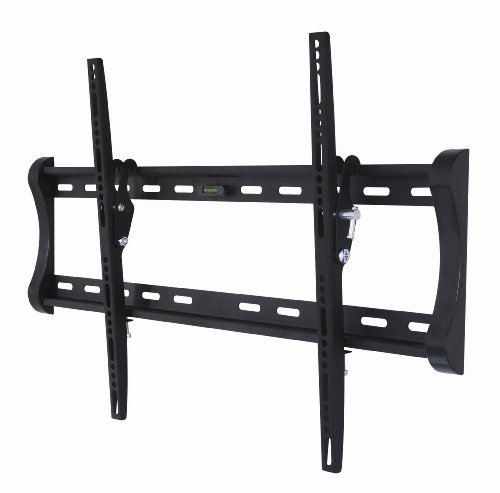 Duronic PLB123M EXTRA SLIM Adjustable Black Wall Bracket For Plasma, LCD & LED Screens For 32 - 50 Wide Screens With Tilt down